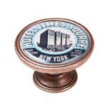 Πομολάκι Vintage Χάλκινο Hotel Times Square New York Φ37mm