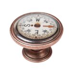 Πομολάκι Vintage Χάλκινο Explorer Compass Φ37mm