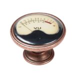 Πομολάκι Vintage Χάλκινο Vintage VU Meter Φ37mm