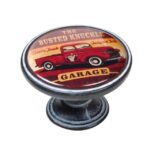 Πομολάκι Vintage Πατίνα Μαύρο Busted Knuckle Garage Car Φ37mm