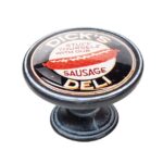 Πομολάκι Vintage Πατίνα Μαύρο Deli Sausage Φ37mm