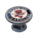 Πομολάκι Vintage Πατίνα Μαύρο Motor Oil Gasoline Φ37mm