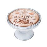 Πομολάκι Vintage Πατίνα Ασημί Beauty Label Φ37mm