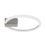 GLOBOSTAR® CINDERELLA 60979 Μοντέρνο Φωτιστικό Οροφής LED 16W 1792lm 360° AC 220-240V IP20 Ρυθμιζόμενο Λευκό CCT με On/Off 2700K/4500K/6000K - Lumileds SMD Chip - Νίκελ Βούρτσας - Μ28.5 x Π28.5 x Υ5cm - 3 Χρόνια Εγγύηση - Image 5