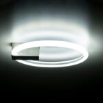 GLOBOSTAR® CINDERELLA 60979 Μοντέρνο Φωτιστικό Οροφής LED 16W 1792lm 360° AC 220-240V IP20 Ρυθμιζόμενο Λευκό CCT με On/Off 2700K/4500K/6000K - Lumileds SMD Chip - Νίκελ Βούρτσας - Μ28.5 x Π28.5 x Υ5cm - 3 Χρόνια Εγγύηση - Image 10