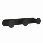 Άγκιστρο Τριπλό - Matt Black, Pam & Co, W17 x D3,5 x H2,5 (cm), 71-403