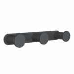Άγκιστρο Τριπλό - Matt Anthracite, Pam & Co, W17 x D3,5 x H2,5 (cm), 71-113