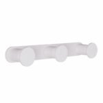 Άγκιστρο Τριπλό - Matt White, Pam & Co, W17 x D3,5 x H2,5 (cm), 71-033