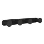 Άγκιστρο Τετραπλό - Matt Black, Pam & Co, W24 x D3,5 x H2,5 (cm), 72-403
