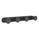 Άγκιστρο Τετραπλό - Matt Anthracite, Pam & Co, W24 x D3,5 x H2,5 (cm), 72-113