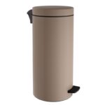 Χαρτοδοχείο 20 Lit, Soft Close - Matt Beige, Pam & Co, Ø25 x H55 (cm), 20310-103