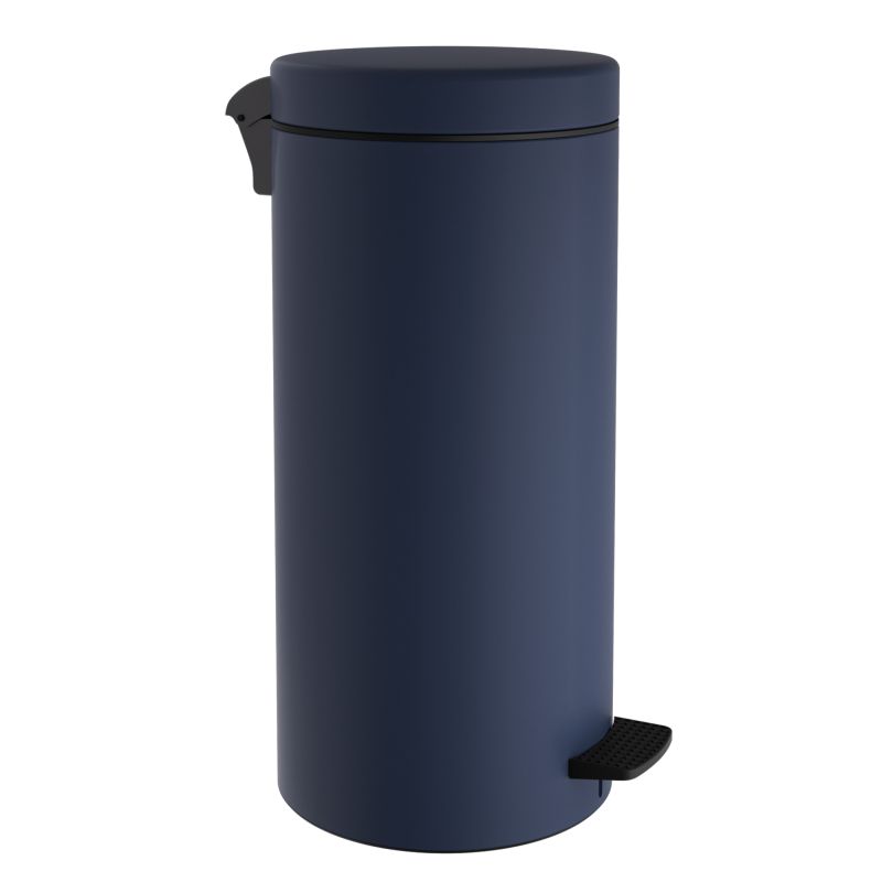 6a2050476de4b_20310-203 Χαρτοδοχείο 20 Lit, Soft Close - Matt Navy Blue, Pam & Co, Ø25 x H55 (cm), 20310-203 - Image 1