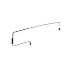 HL-3591-2 MIMA BLACK WALL LAMP