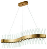 M6614-SR  XENIC GOLD MATT PENDANT 1B3
