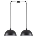 SE21-BL-B10-BL2-MS40 ADEPT PENDANT Black Metal Pendant+