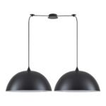 SE21-BL-B10-BL2-MS50 ADEPT PENDANT Black Metal Pendant+