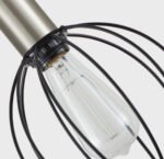 SE21-NM-4-NM2-GR2 ADEPT TUBE Nickel Matt Pendant Black Metal Grid+ - Image 2