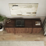 Μπουφές Dorma Megapap χρώμα καρυδί milano 180x45x80,2εκ. - Image 4