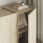 Μπουφές Dorma Megapap χρώμα travertine 180x45x80,2εκ. - Image 4