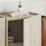 Έπιπλο τηλεόρασης Lowen Megapap χρώμα travertine 180x35x46,2εκ. - Image 5