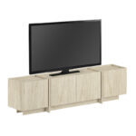 Έπιπλο τηλεόρασης Lowen Megapap χρώμα travertine 180x35x46,2εκ. - Image 6