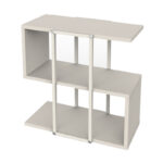 Τραπεζάκι βοηθητικό Homia Megapap χρώμα sandstone 56x25x56,5εκ. - Image 4