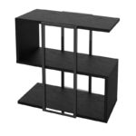 Τραπεζάκι βοηθητικό Homia Megapap χρώμα black wood 56x25x56,5εκ. - Image 4