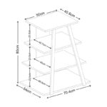Έπιπλο τηλεόρασης Lyno Megapap χρώμα γκρι ρετρό 70,4x54x80εκ. - Image 6