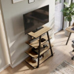 Έπιπλο τηλεόρασης Lyno Megapap χρώμα sapphire oak 70,4x54x80εκ. - Image 2