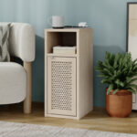 Κομοδίνο Inca Megapap χρώμα light oak 25,2x32x60εκ. - Image 4