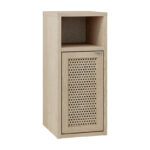 Κομοδίνο Inca Megapap χρώμα light oak 25,2x32x60εκ. - Image 6