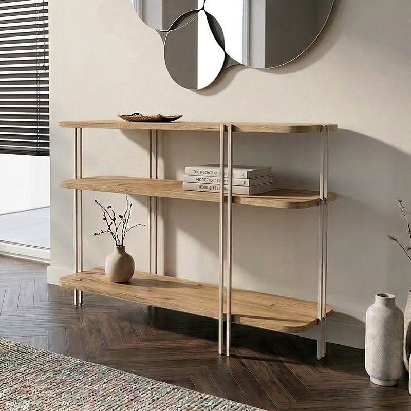 GP037-03111-0 Κονσόλα Notus Megapap χρώμα sapphire oak 92x34,5x75εκ. - Image 1