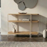 Κονσόλα Notus Megapap χρώμα sapphire oak 92x34,5x75εκ. - Image 2
