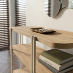 Κονσόλα Notus Megapap χρώμα sapphire oak 92x34,5x75εκ. - Image 3