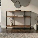 Κονσόλα Notus Megapap χρώμα καρυδί Ud 92x34,5x75εκ. - Image 2