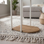 Τραπεζάκι βοηθητικό Roya Megapap χρώμα καρυδί Ud 41,5x32x56εκ. - Image 4