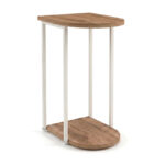 Τραπεζάκι βοηθητικό Roya Megapap χρώμα καρυδί Ud 41,5x32x56εκ. - Image 5
