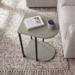 Τραπεζάκι βοηθητικό Roya Megapap χρώμα ash green 41,5x32x56εκ. - Image 2