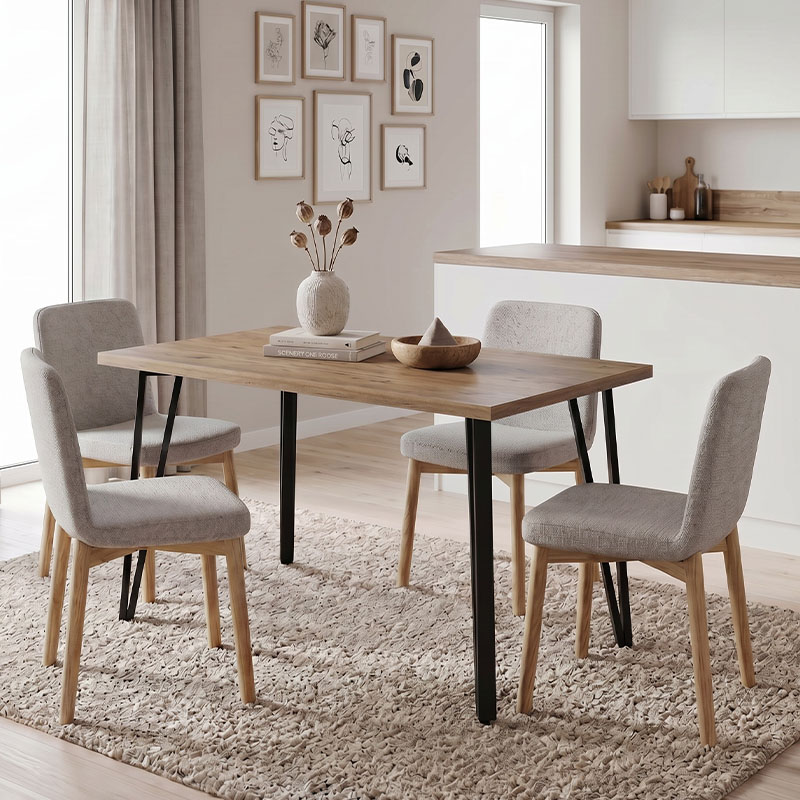 GP037-03151-0 Τραπέζι Xana Megapap χρώμα sepet oak 120x70x77,5εκ. - Image 1
