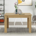 Τραπέζι Tolmen Megapap επεκτεινόμενο χρώμα sapphire oak 120/170x80x75εκ. - Image 3