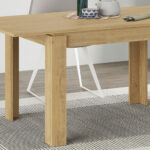 Τραπέζι Tolmen Megapap επεκτεινόμενο χρώμα sapphire oak 120/170x80x75εκ. - Image 5