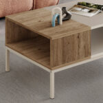 Τραπεζάκι σαλονιού Cailin Megapap χρώμα sandstone - sepet oak 90x56x40,6εκ. - Image 3