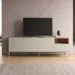 Έπιπλο τηλεόρασης Cailin Megapap χρώμα sandstone - sepet oak 180x41,8x55εκ. - Image 2