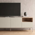 Έπιπλο τηλεόρασης Cailin Megapap χρώμα sandstone - sepet oak 180x41,8x55εκ. - Image 3