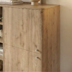 Μπουφές Colia Megapap χρώμα sepet oak 85x44x120,4εκ. - Image 4