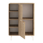 Μπουφές Colia Megapap χρώμα sepet oak 85x44x120,4εκ. - Image 5