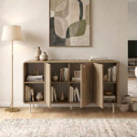 Μπουφές Colia Megapap χρώμα sepet oak 150x44x80εκ. - Image 3