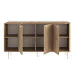 Μπουφές Colia Megapap χρώμα sepet oak 150x44x80εκ. - Image 6
