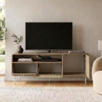 Έπιπλο τηλεόρασης Colia Megapap χρώμα sepet oak 140,3x34x55,7εκ. - Image 2