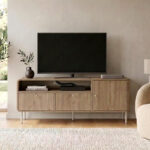 Έπιπλο τηλεόρασης Colia Megapap χρώμα sepet oak 140,3x34x55,7εκ. - Image 3